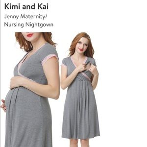 kimi and kai maternity nursing gown